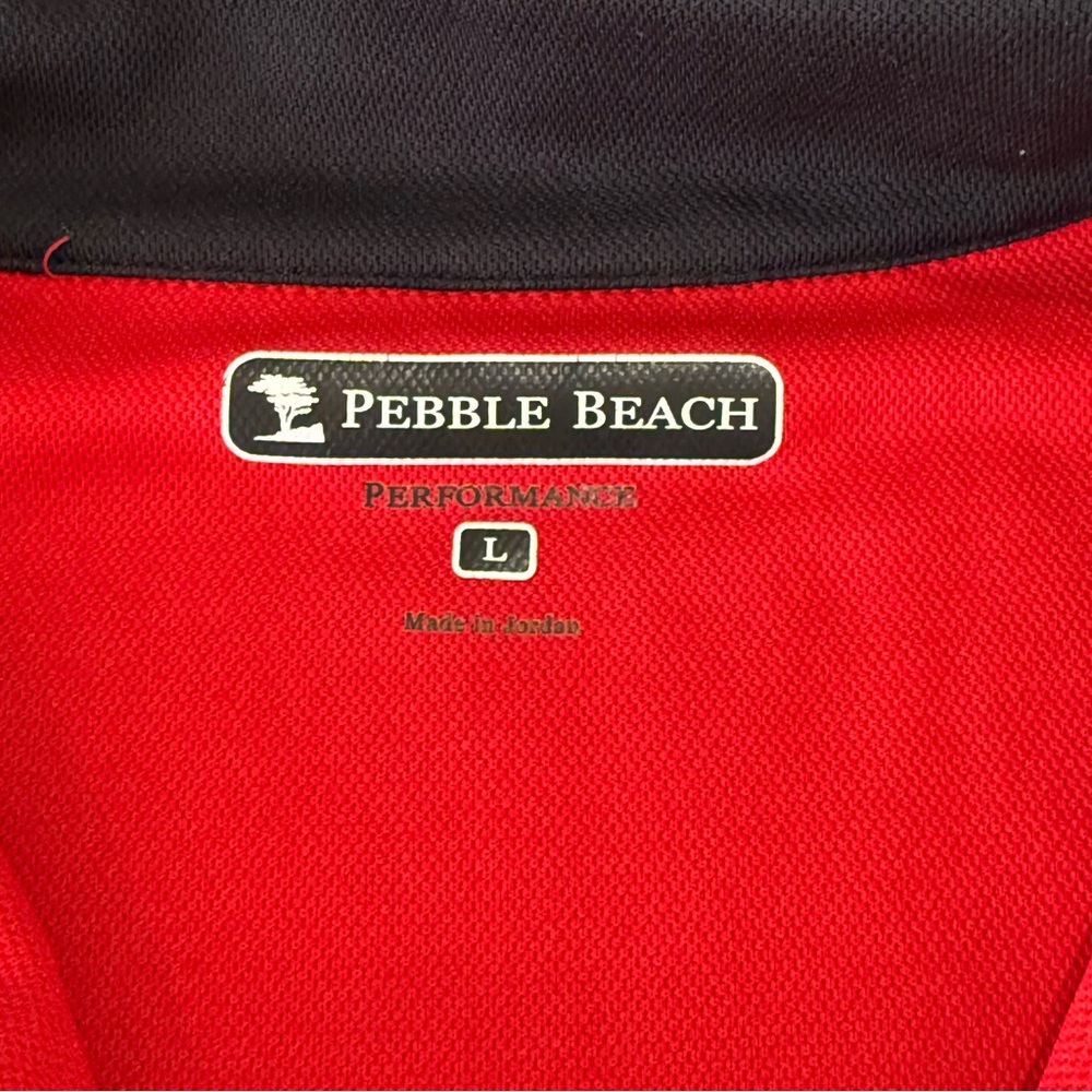 Pebble Beach Red Performance Pullover - image 3